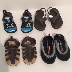 Toddler Boy’s Sandal and Water Shoe Lot
